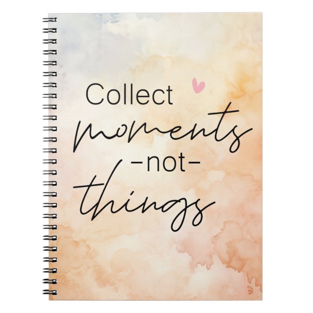 Caderno Espiral Notebook Personalizado - Cotação Motivacional (Frente)