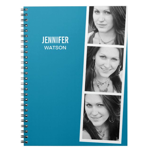 Caderno Espiral Notebook Personalizado da Booth de Fotografia (Frente)
