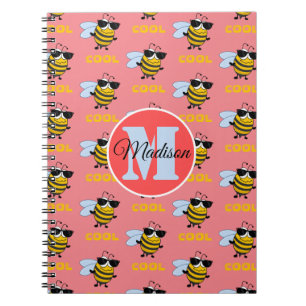 Caderno Espiral Notebook Personalizado De Abelhas Legal E Engraça