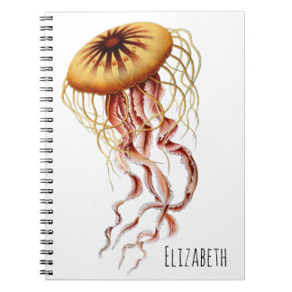 Caderno Espiral Notebook Personalizado De Água-Viva