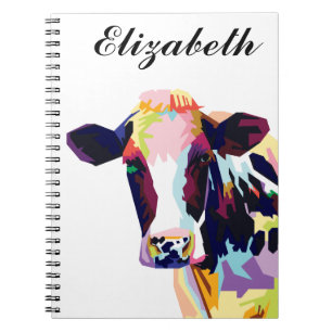 Caderno Espiral Notebook personalizado de arte em Pop
