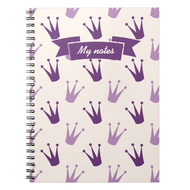 Caderno Espiral Notebook Personalizado De Corvos Roxos (Frente)