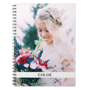 Caderno Espiral Notebook Personalizado de Fotografia e Nome