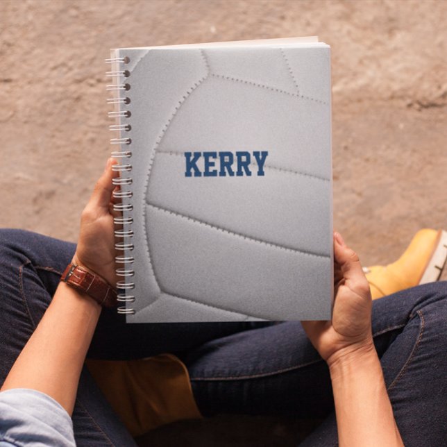 Caderno Espiral Notebook Personalizado De Voleibol (Criador carregado)