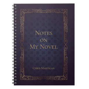 Caderno Espiral Notebook Personalizado do Elegante Writer