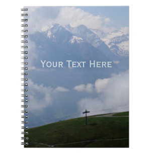 Caderno Espiral notebook personalizado dos Alpes Austríacos