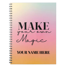 Caderno Espiral Notebook Personalizado - Faça seu Ownership