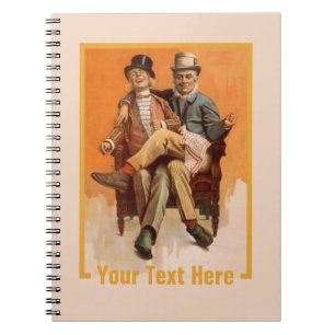 Caderno Espiral notebook personalizado GAIETY