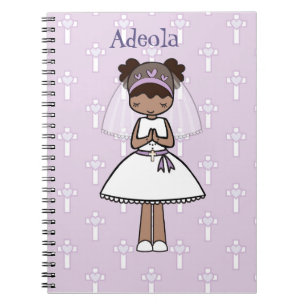 Caderno Espiral Notebook personalizado no primeiro dia da comunida