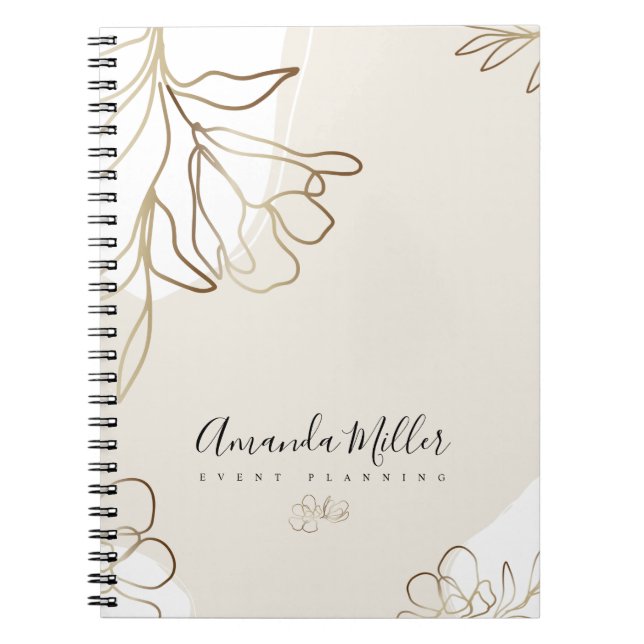 Caderno Espiral Notebook Personalizado para Negócios do Planejamen (Frente)