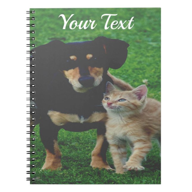 Caderno Espiral Notebook personalizado Pet Photo Spiral (Frente)