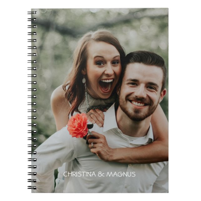 Caderno Espiral Notebook personalizado por foto (Frente)
