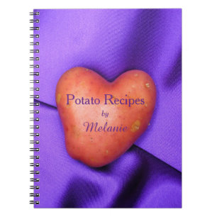 Caderno Espiral Notebook Personalizado Recebe Batata do Coração da