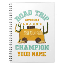 Caderno Espiral Notebook Personalizado Road Trip Viagem