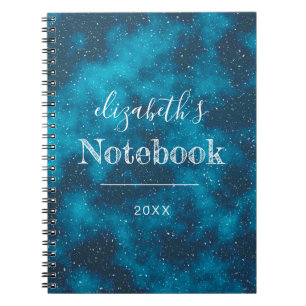 Caderno Espiral Notebook Personalizado Starry Night Sky