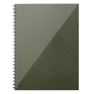 Caderno Espiral Notebook Personalizado Verde Mosa Diagonal