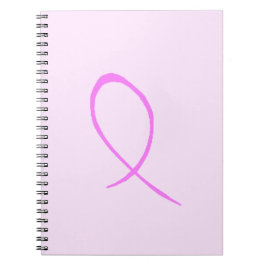 Caderno Espiral Notebook personalizável com consciência do Cancer