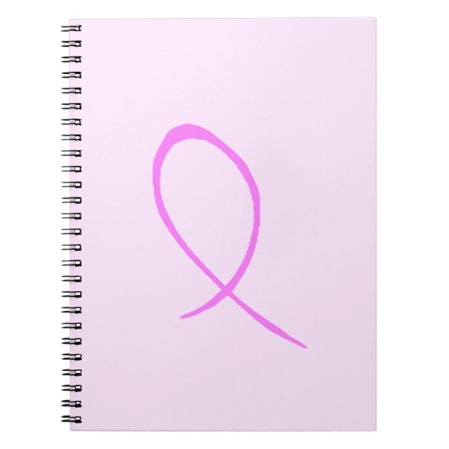 Caderno Espiral Notebook personalizável com consciência do Cancer (Frente)