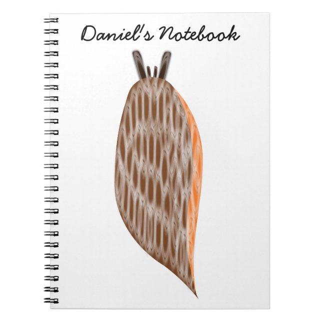 Caderno Espiral Notebook personalizável Slug (Frente)