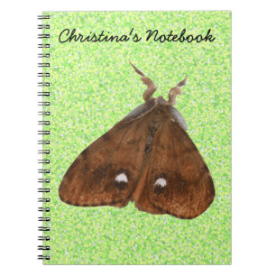 Caderno Espiral Notebook personalizável Vapourer Moth