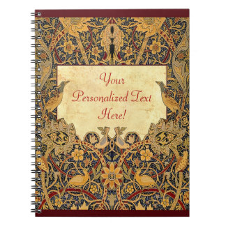 Caderno Espiral Notebook Personalizável Wm Morris Pré-Raphaelite