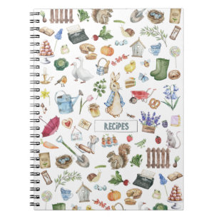 Caderno Espiral Notebook Peter Rabbit personalizado