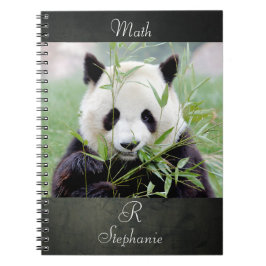 Caderno Espiral Notebook Photo gigant panda , animais 0290.