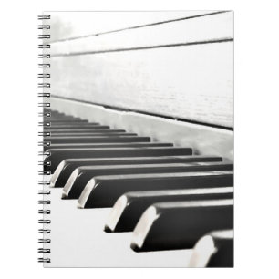 Caderno Espiral Notebook - Piano / Música