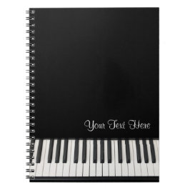 Caderno Espiral Notebook Piano Personalizável