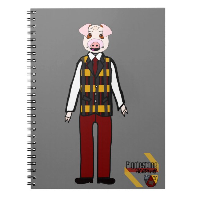 Caderno Espiral Notebook Pigglestone 3 (Frente)