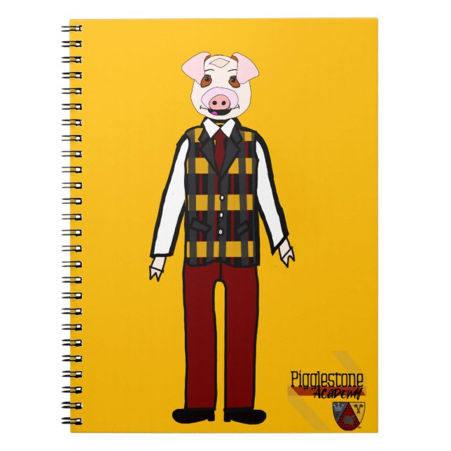 Caderno Espiral Notebook Pigglestone 3Y (Frente)