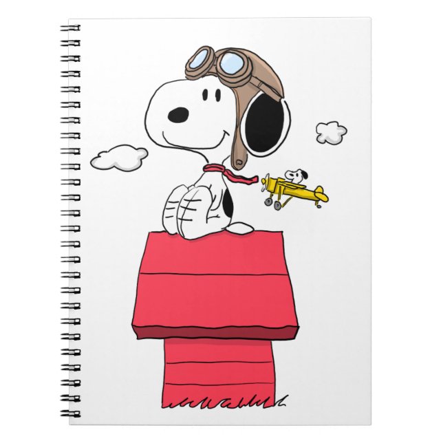 Caderno Espiral Notebook Piloto Snoopy Spiral (Frente)
