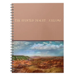 Caderno Espiral Notebook pintado para o deserto