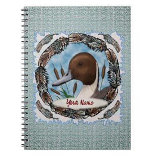Caderno Espiral notebook Pintail Duck