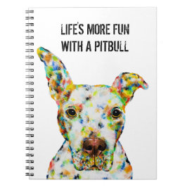 Caderno Espiral Notebook Pitbull de 6,5" x 8,75"