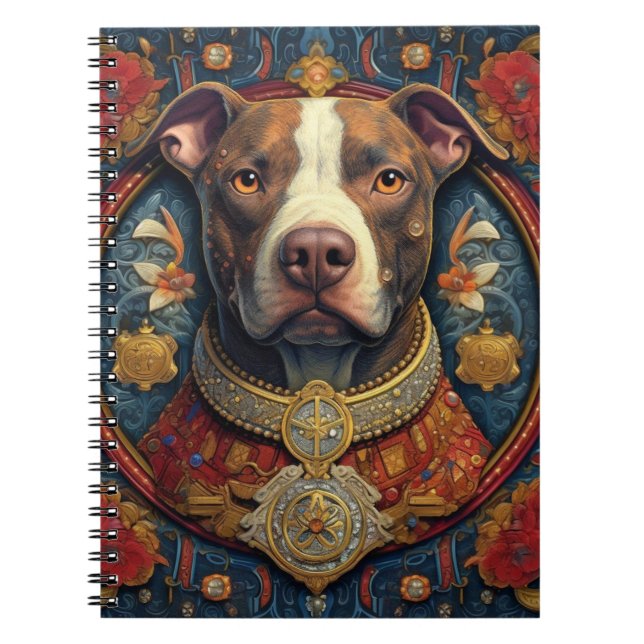 Caderno Espiral Notebook Pitbull " Pittie " (Frente)