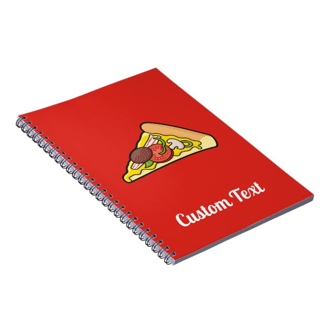 Caderno Espiral Notebook Pizza Slice (Lado Direito)