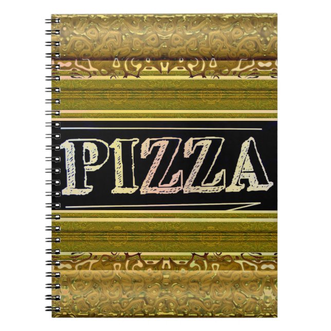 Caderno Espiral Notebook Pizza Spiral (Frente)