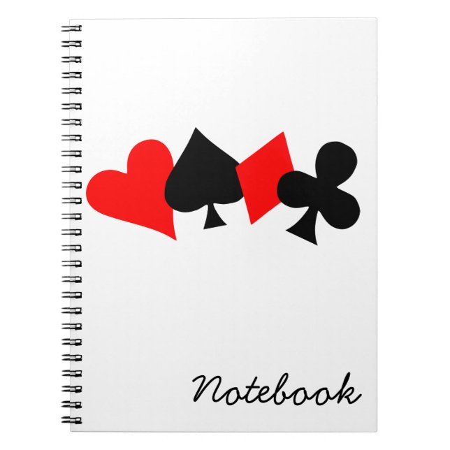 Caderno Espiral Notebook Poker (Frente)