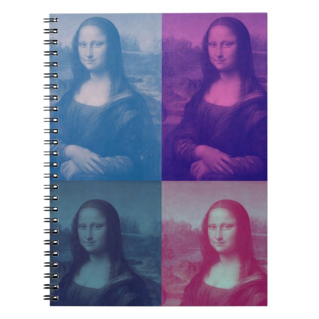 Caderno Espiral Notebook Pop Art Mona Lisa (Frente)