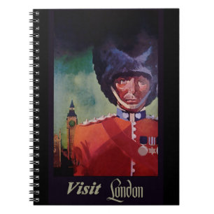 Caderno Espiral Notebook Poster londrino