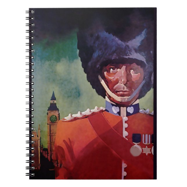 Caderno Espiral Notebook Poster londrino (Frente)