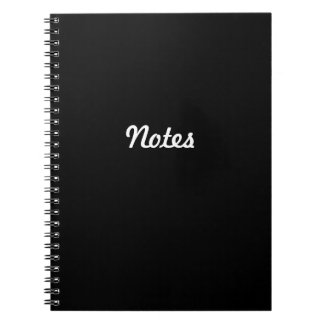 Caderno Espiral Notebook preto