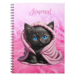 Caderno Espiral Notebook preto-branco-azul-olhais-cor-de-rosa-pret
