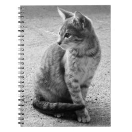 Caderno Espiral Notebook preto e branco