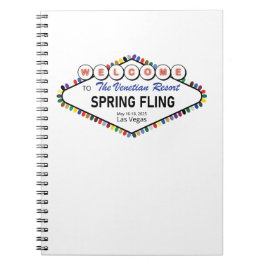 Caderno Espiral Notebook primavera Fling