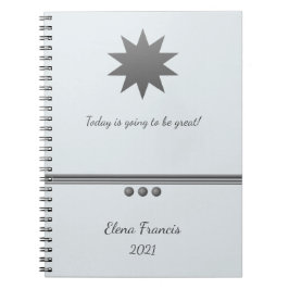 Caderno Espiral Notebook Professional de texto do Sphere Silver 3