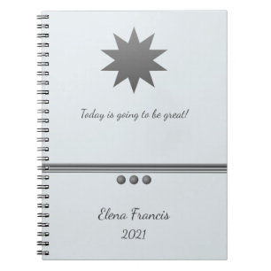 Caderno Espiral Notebook Professional de texto do Sphere Silver 3