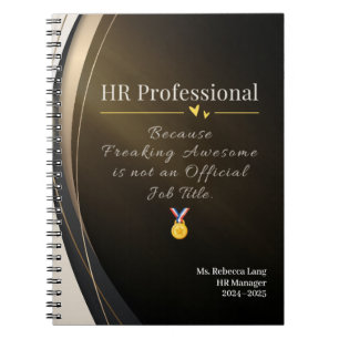 Caderno Espiral Notebook profissional HR - Oferta personalizada en