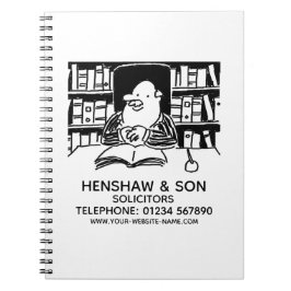 Caderno Espiral Notebook Promocional Solicitador de Serviços Juríd